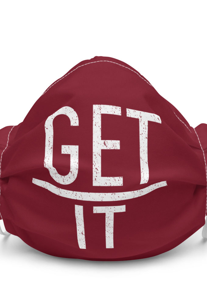 Get over it Premium face mask