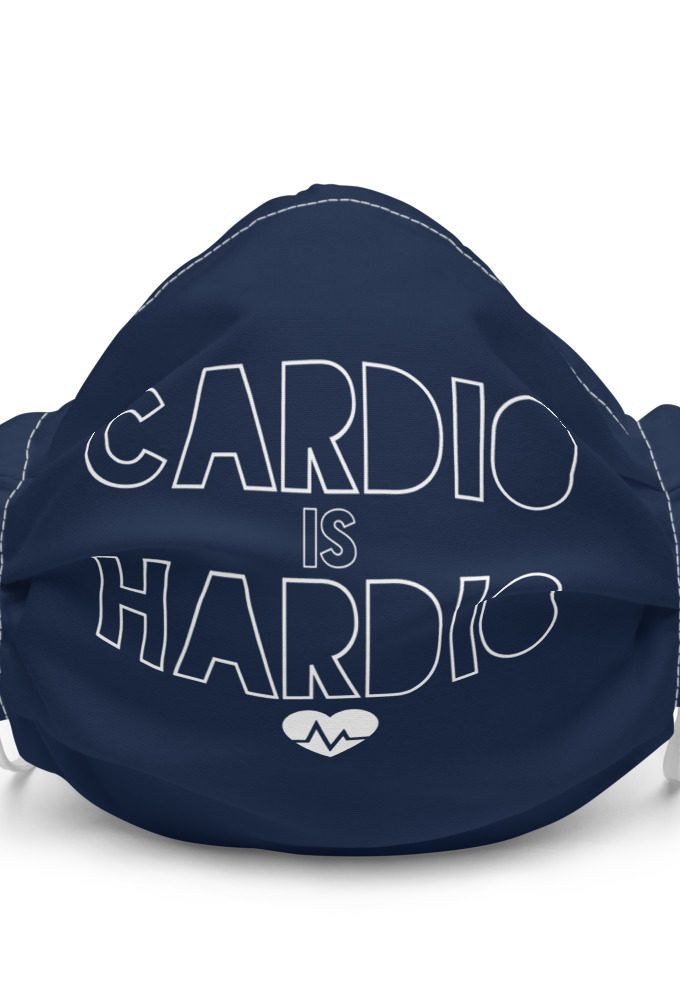 Cardio is Hardio  Premium face mask